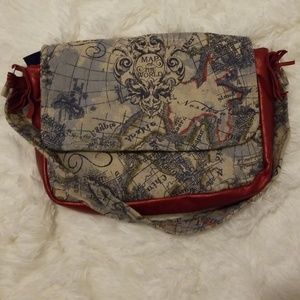 Map messenger bag